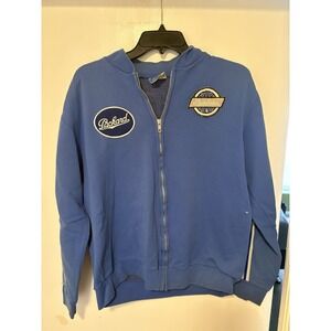 Vintage Adidas Blue Track Jacket With Studebaker Patch Size M